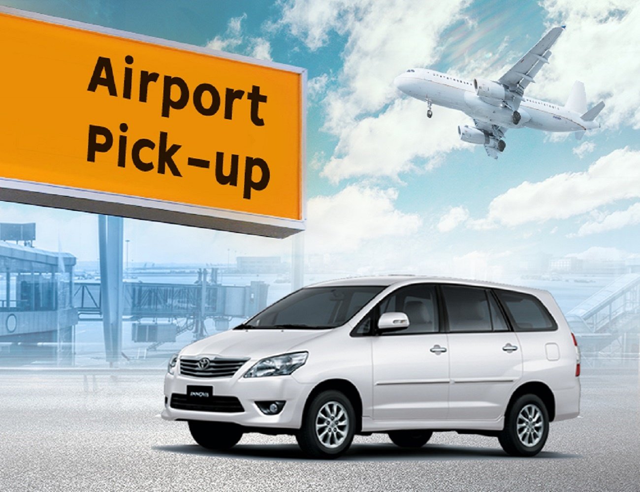 Airport taxi pickup and drop service